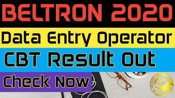 Bihar Beltron Data Entry Operator Result 2020,BELTRON, DEO 2020,# SK JOB ALERT