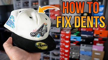 HOW TO FIX CREASES/DENTS ON YOUR FITTED HAT *TUTORIAL*