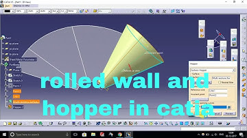 Rolled wall & Hopper in sheet metal