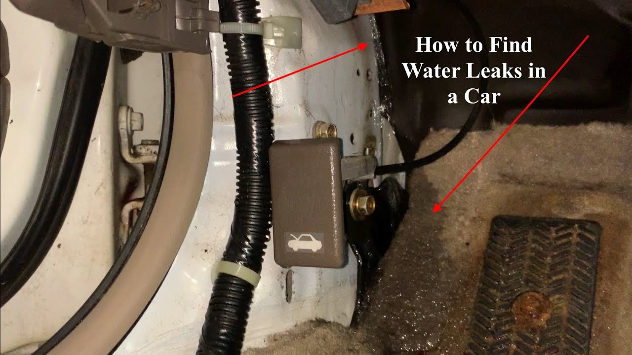 How to Find Water Leaks in a Car - YouTube