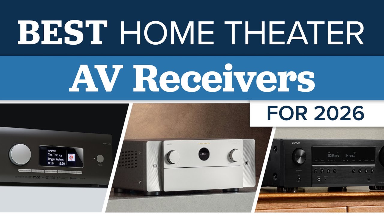 Лучшие AV-ресиверы 2026 года — лучшие модели для домашнего кинотеатра от бюджетных до флагманских.