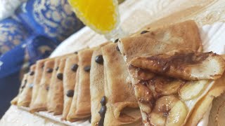 طريقة عمل كريب ناجح  بدون مجهود حضريه فرمشة عين les crêpes