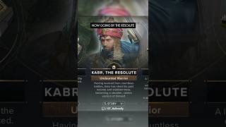 The Story Of Kabr, The Resolute