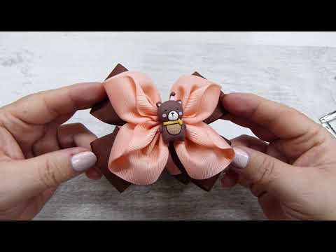 Moño Súper Fácil y Hermoso / Moños Dobles /Tutorial Moños para el cabello