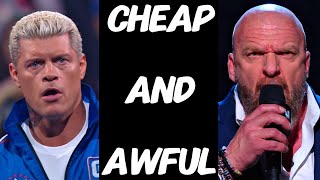 SMACKDOWN WAS PANDER POP SLOP!! (ANGRY RANT)