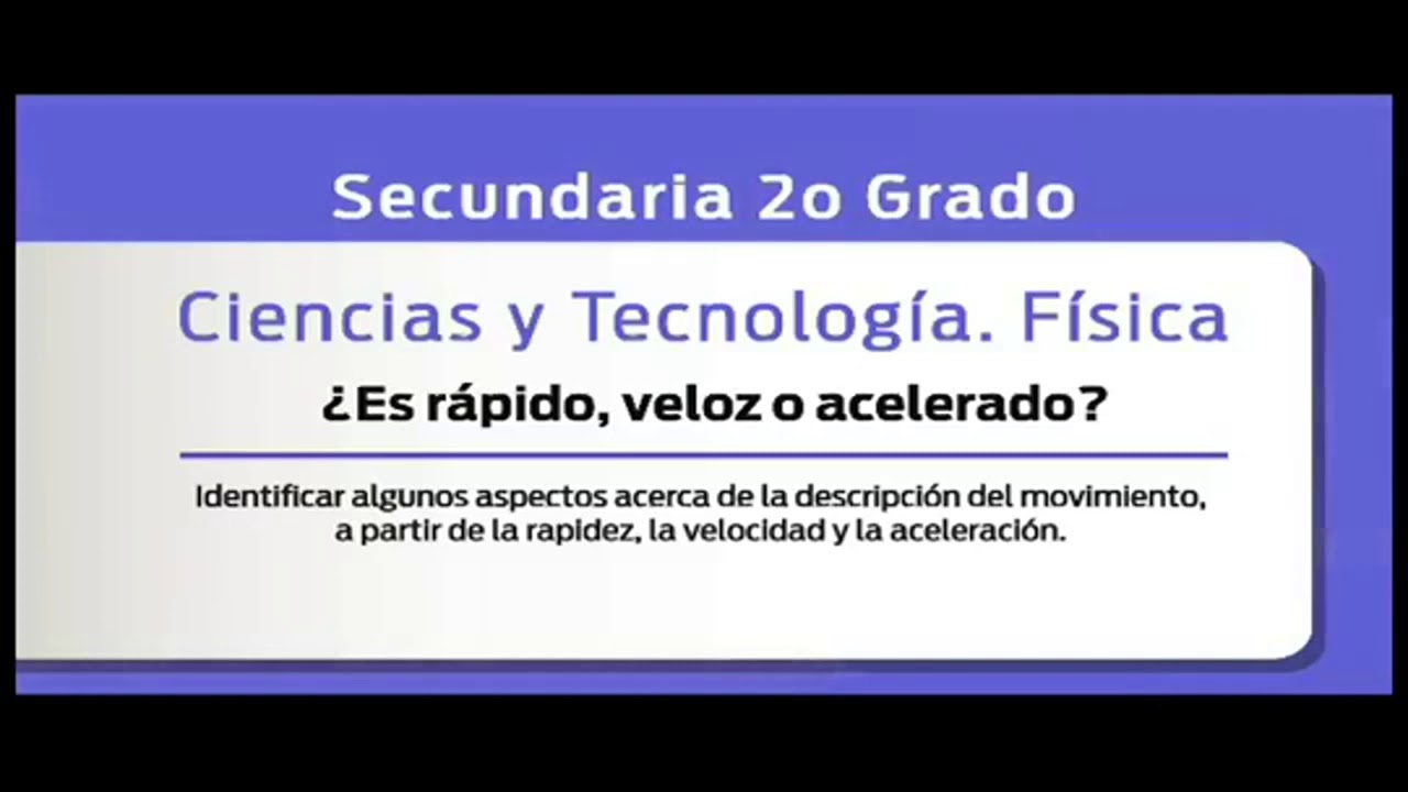 Ciencias y tecnología. Física. 2do secundaria jueves 7 de mayo - YouTube