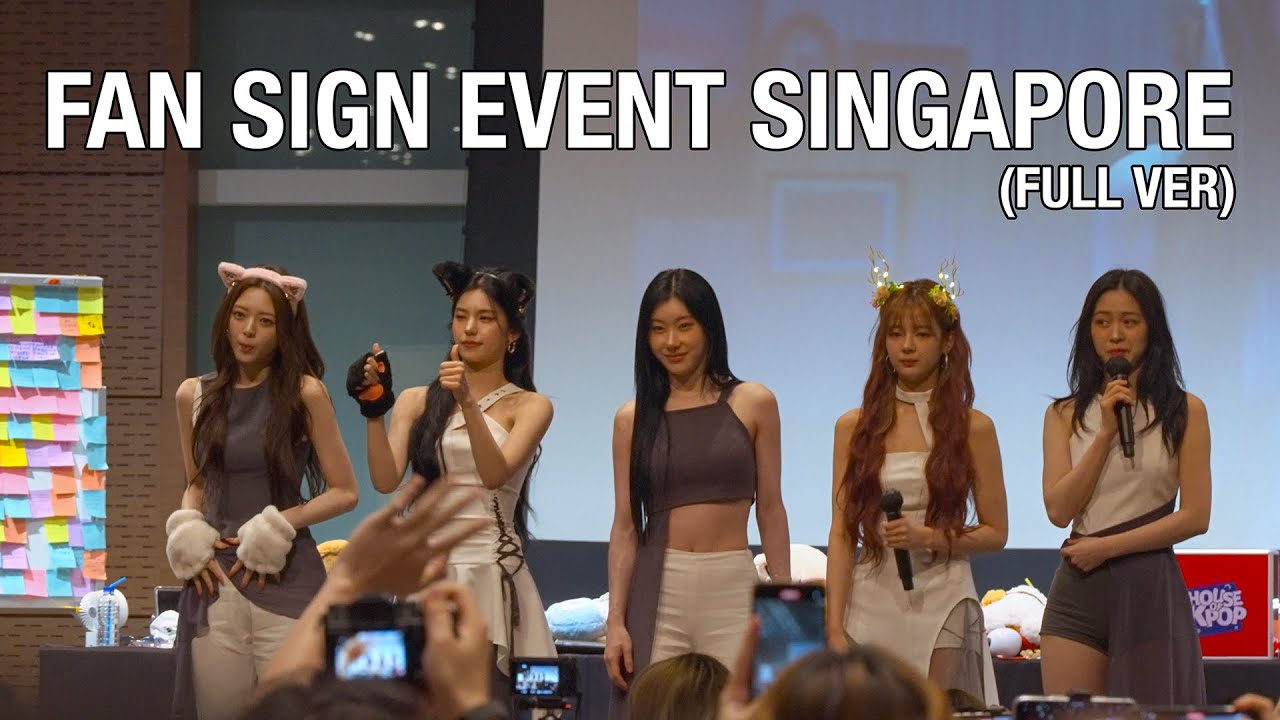 241227 ITZY Fan Signing Event (Full Event) Singapore - House of Kpop - 4K 60 HDR