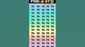 Find 👉 07 odd number puzzle 🧩 iq test #quiz #gk #facts #education #generalknowledge