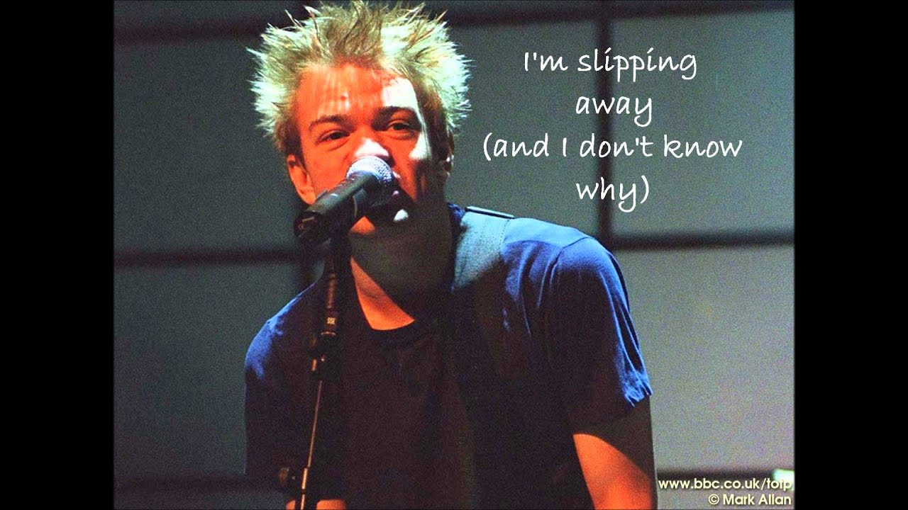 Slipping Away Sum 41 lyrics YouTube