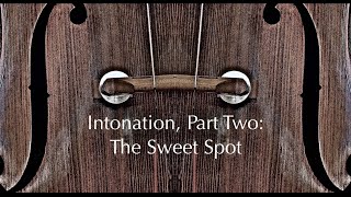 Intonation, Part Two: The Sweet Spot