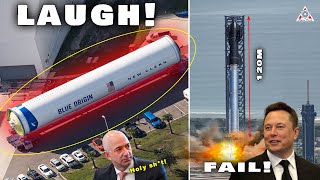 It happened! Blue Origin tried to SHOCK SpaceX in Florida with New Glenn leaking...Musk laughs!