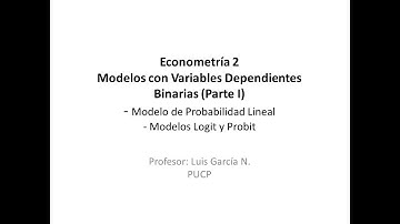 Variables dependientes binarias (Parte I)