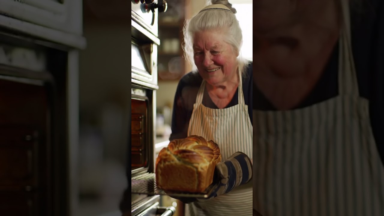 Grandma's Freshly Baked Bread! 🍞 