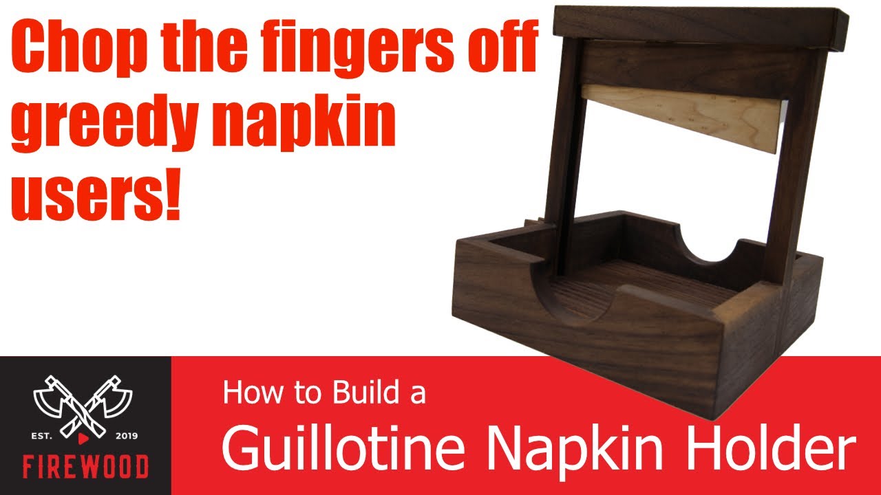 Guillotine Napkin Holder
