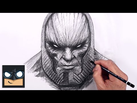 How To Draw Darkseid | Sketch Tutorial (Step by Step)