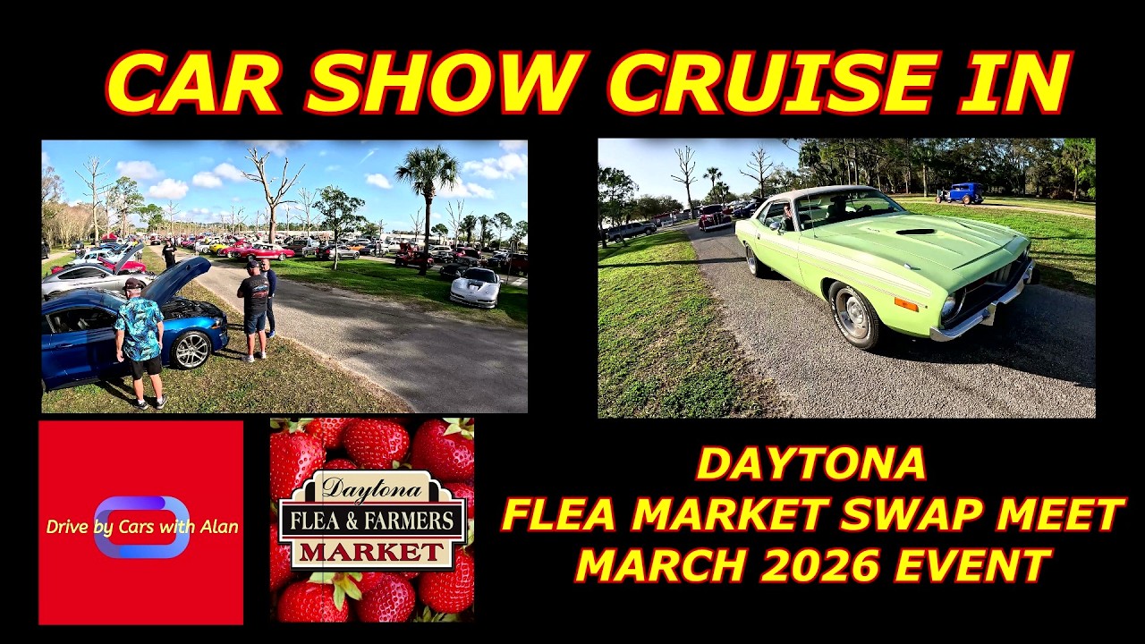 Автошоу и автопробег в Дейтоне. Блошиный рынок и ярмарка запчастей. Выставка в марте 2026 года.