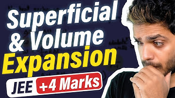 Superficial & Volume Expansion with PYQs #jee #neet Vikrant Kirar
