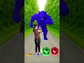 I jump on rotating colour ball to dinosaur, monster, zombie &amp; big monster Pac-Man #shorts