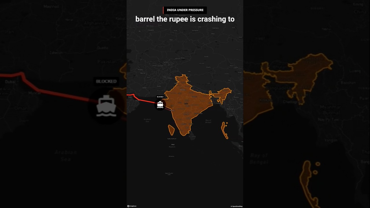 Strait of Hormuz Crisis: India's Oil Nightmare #straitofhormuz