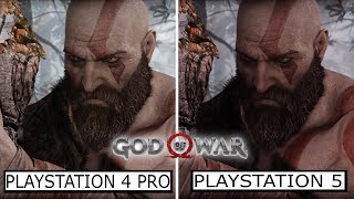 God Of War PS4 Pro VS PS5 Graphics Comparison Gameplay/First 10 minutes/30  FPS VS 60 FPS - YouTube
