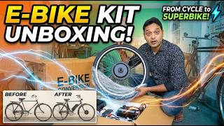 250W vs 350W Hub Motor? Electric Cycle Kit Unboxing &amp; LFP Battery