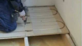 LK Wood 22 Underfloor Heating Install Demo