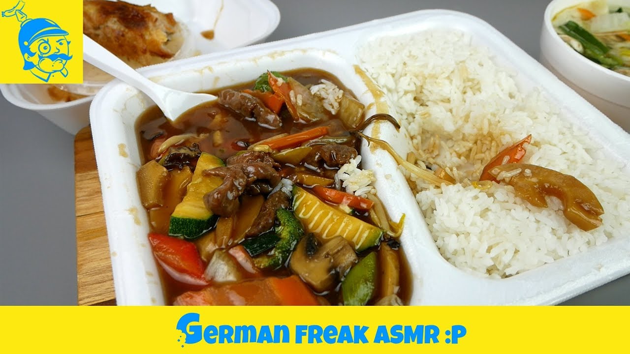 ASMR eating no talking: Asian food takeout / food delivery (アジア料理)!