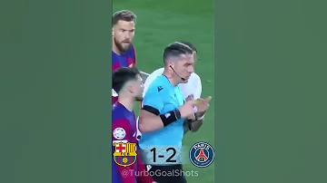FC Barcelona Vs PSG Footballshorts 