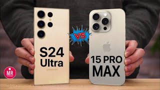 iPhone 15 Pro Max Vs Samsung Galaxy S24 Ultra - Full Comparison! #s24ultra #15promax