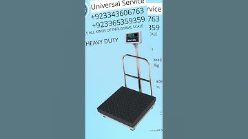 UNIVERSAL SERVICE MANUFACTURE PLATFORM SCALE II CATTLE WEIGHING SCALE