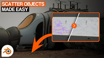 Blender Tutorial: How to Scatter Objects | Blender Camera Movement Tutorial