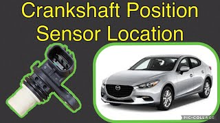 Player Profile Crankshaft Position Sensor location on a (2014-2018) Mazda 3