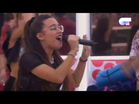 alba reche tattoo Ensayo de NOELIA y FAMOUS con los BAILARINES (WHAT A FOOL BELIEVES) | OT 2018