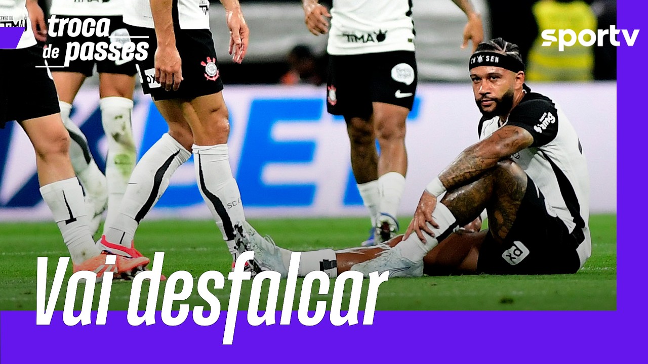 CORINTHIANS E FLAMENGO EMPATAM EM ITAQUERA E MEMPHIS TEM LESÃO CONFIRMADA | TROCA DE PASSES | sportv