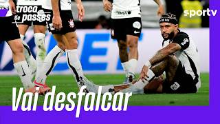 CORINTHIANS E FLAMENGO EMPATAM EM ITAQUERA E MEMPHIS TEM LESÃO CONFIRMADA | TROCA DE PASSES | sportv