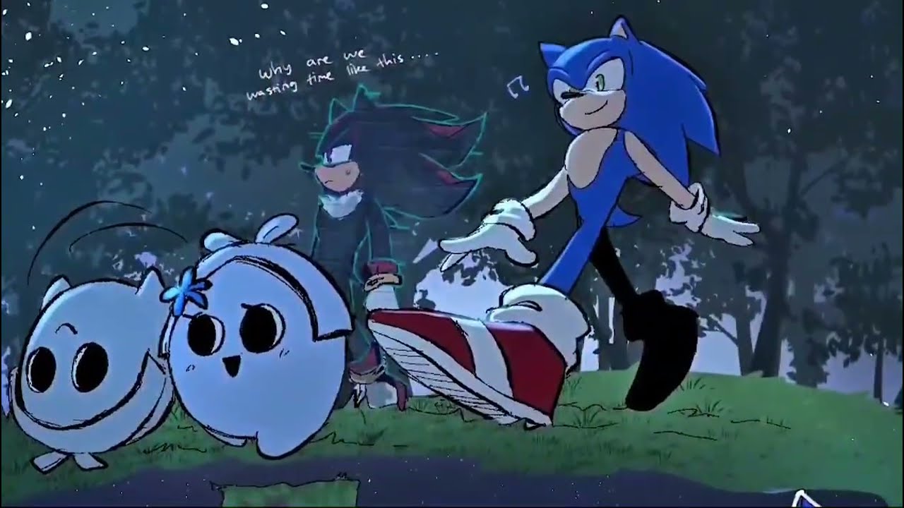 E se o Shadow Participa-se Dos Eventos De Sonic Frontiers? (Sonic Dubs Comics)