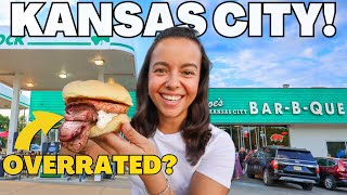 TRYING KANSAS CITY'S MOST ICONIC FOODS! 🇺🇸 WORTH THE HYPE?? BBQ, Z-MAN, MOCHI DONUTS & MORE!
