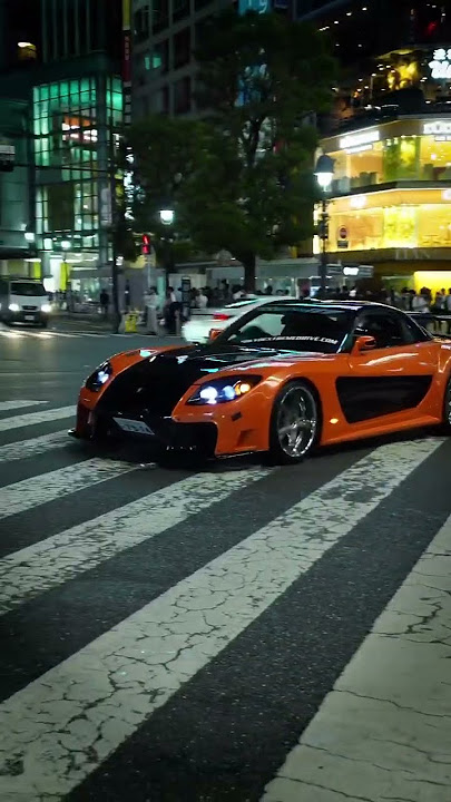 TOKYO DRIFT RX7 VEILSIDE FORTUNE IN SHIBUYA JAPAN