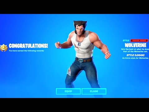 Fortnite How To Get LOGAN Style for Wolverine!