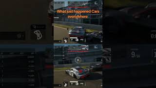 Grid start chaos!!!! #rennsport #simracing #thrustmaster #ps5  #crash