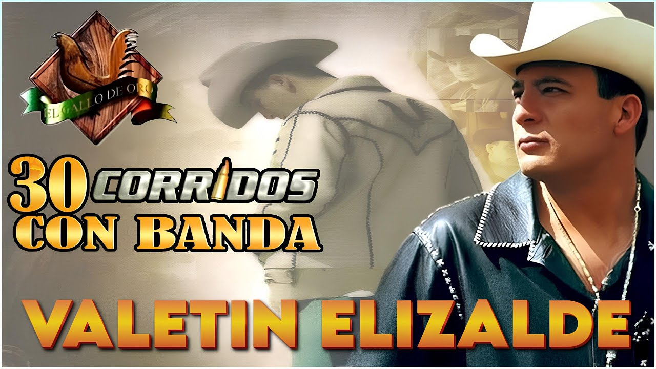 Valentin Elizalde Mix Corridos Con Banda ⚡ 20 Grandes Exitos De Valentine Elizalde 💃