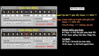 [BaLongNhi] - Auto 9D Dzogame 2021 - Auto luyện skill không chiếm màn hình Quỷ Khóc Thần Sầu.