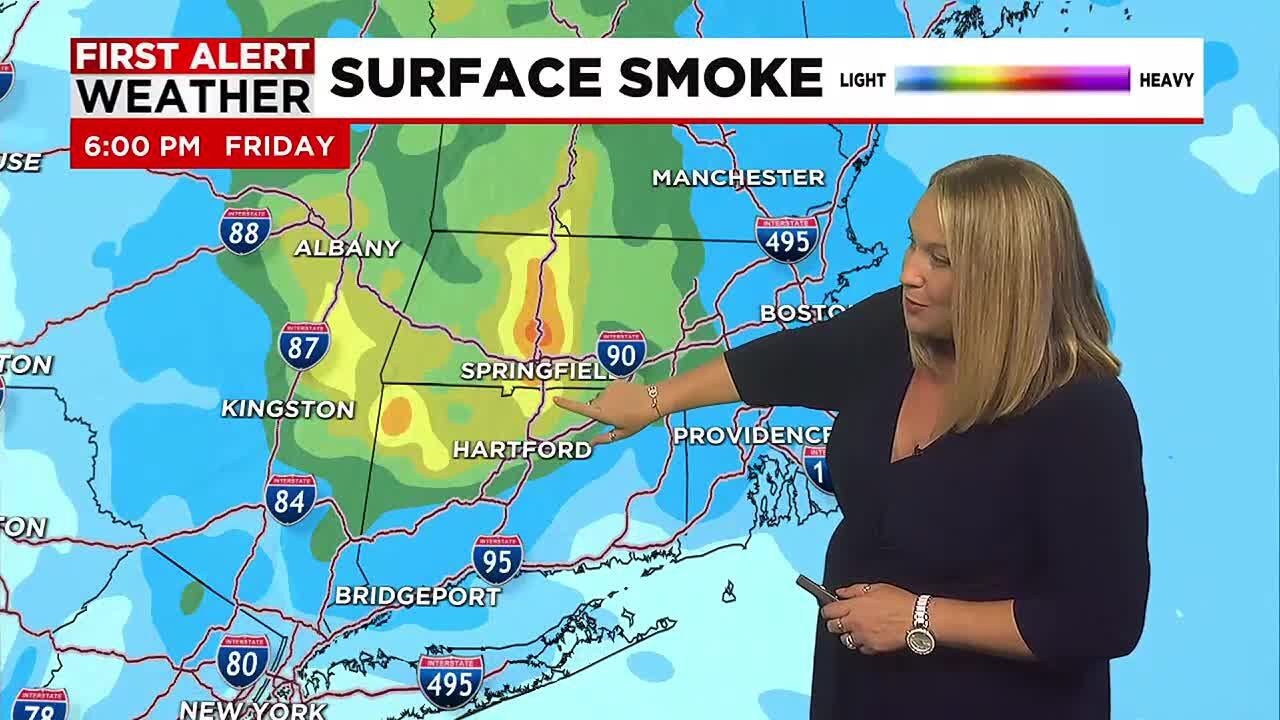 Janna's Friday Forecast - Smoky skies and toasty temperatures - YouTube