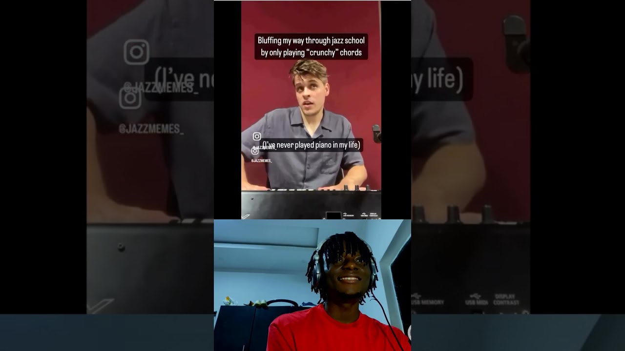 😂😂Exactly how jazz musicians react to every mushy chord 