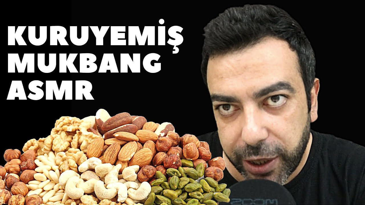 KURUYEMİŞ MUKBANG ASMR | ASMR YEMEK | ASMR TÜRKÇE