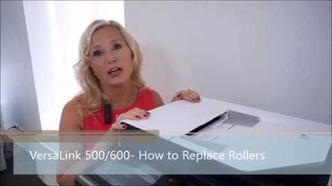 VersaLink 500/600 - How to Replace Rollers
