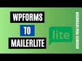 How to Integrate WPforms to MailerLite Efficiently | Best Plugin