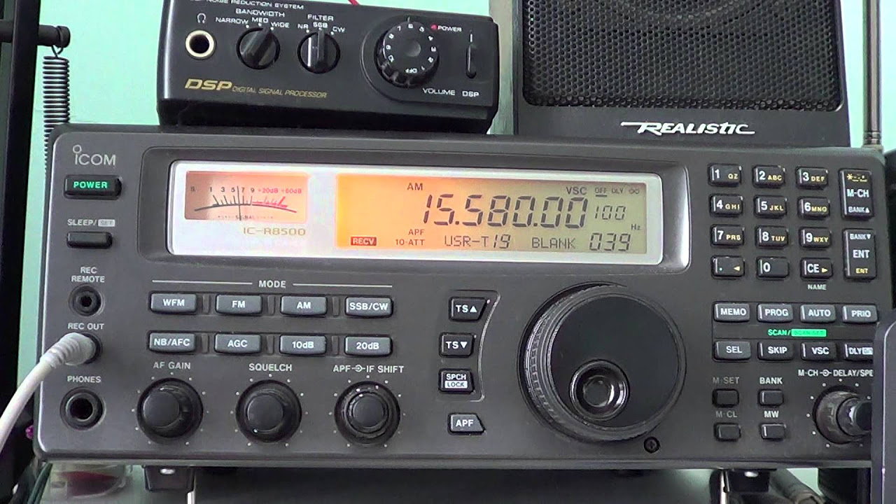 Voice of America via Botswana relay in english 15580 Khz Shortwave