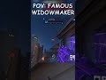POV: FAMOUS WIDOWMAKER HAS ACTUALLY LOST IT