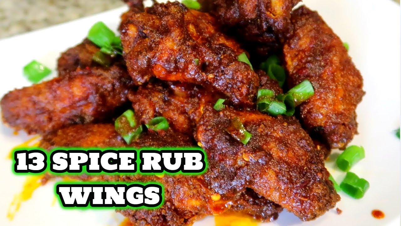 13 Spice Rub Chicken Wings In The Oven Easy Chicken Wing Recipes